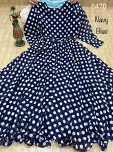 Load image into Gallery viewer, Georgette Long Dress

