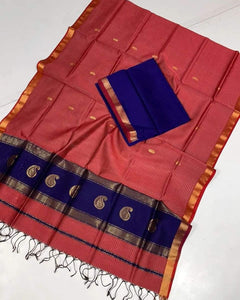 Handloom Pure Silk Cotton Material