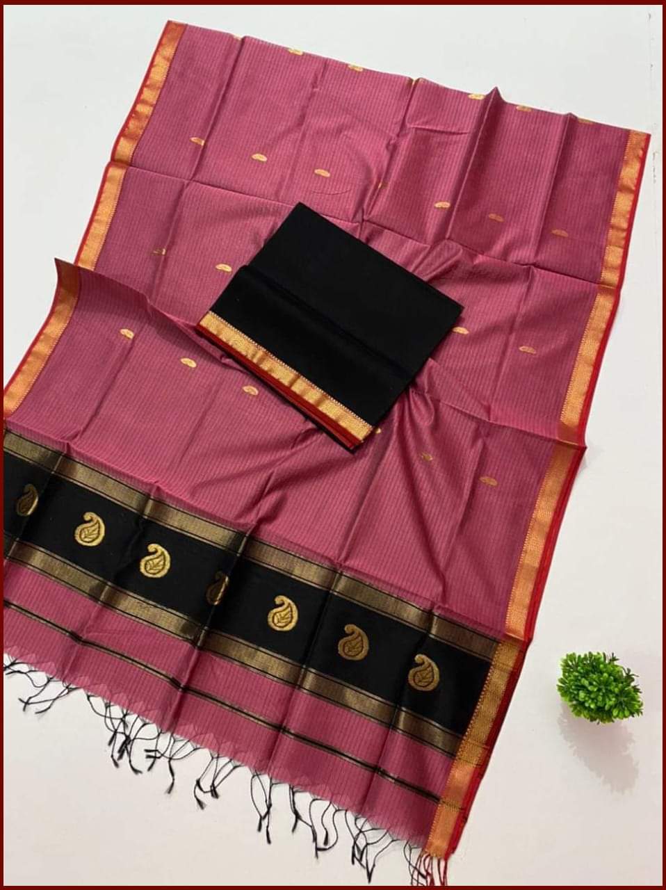 Handloom Pure Silk Cotton Material