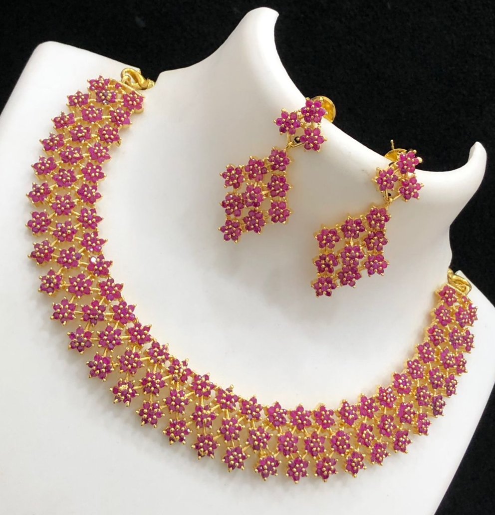 Premium AD stone Neckset
