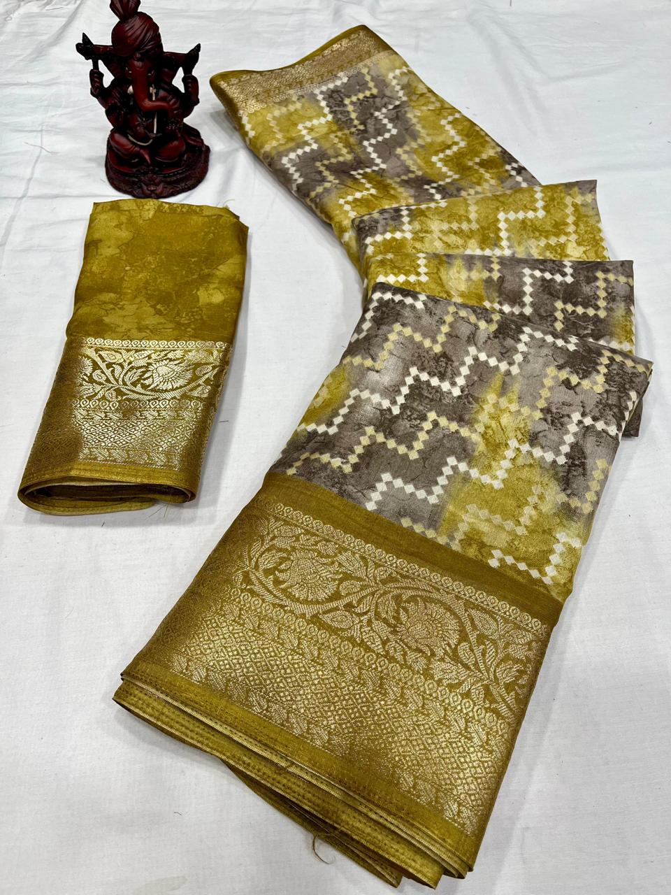 Printed Silk Cotton Saree