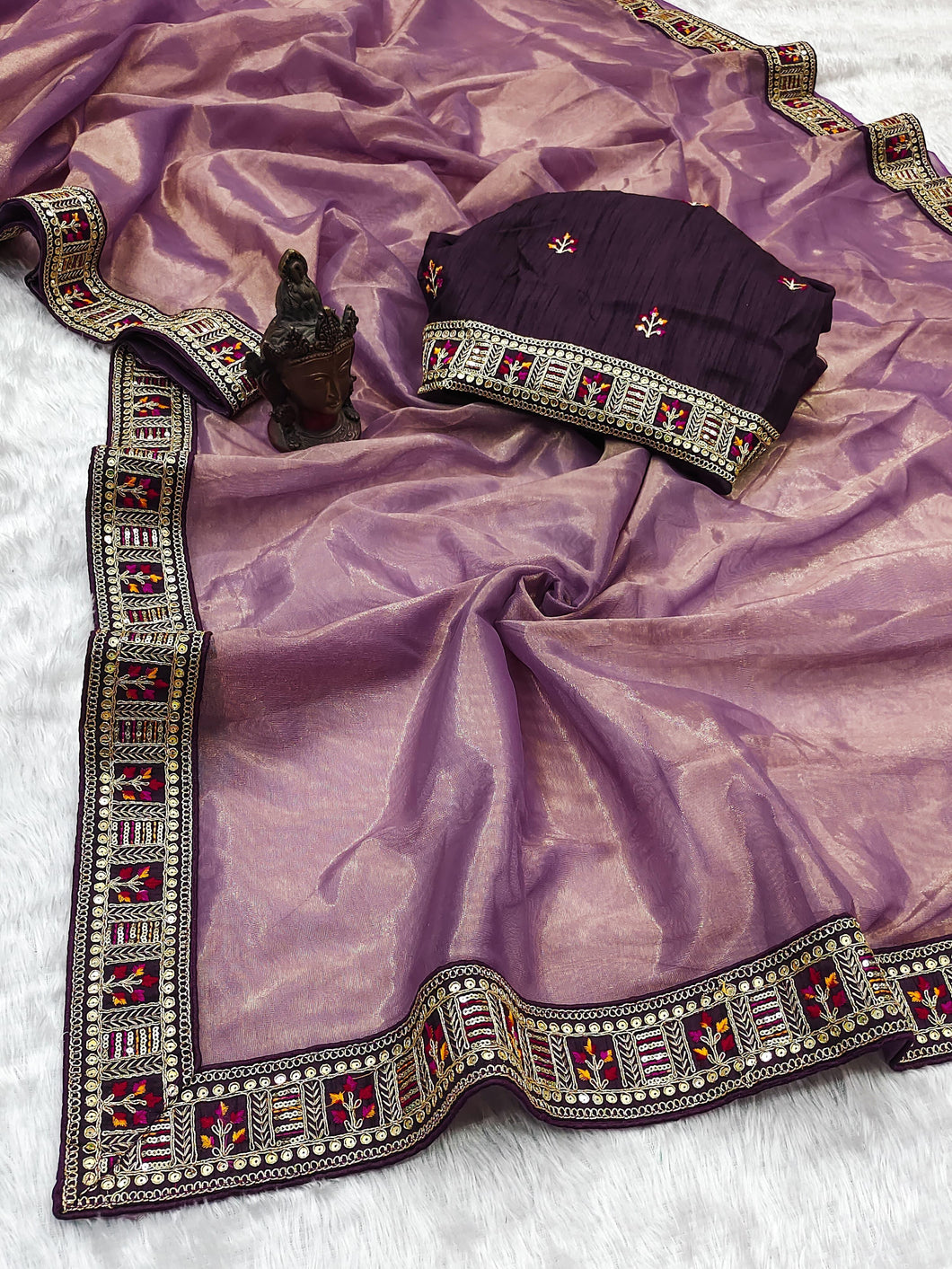 Soft Tissue Designer Saree