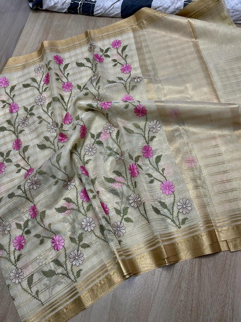 Kora Organza Saree