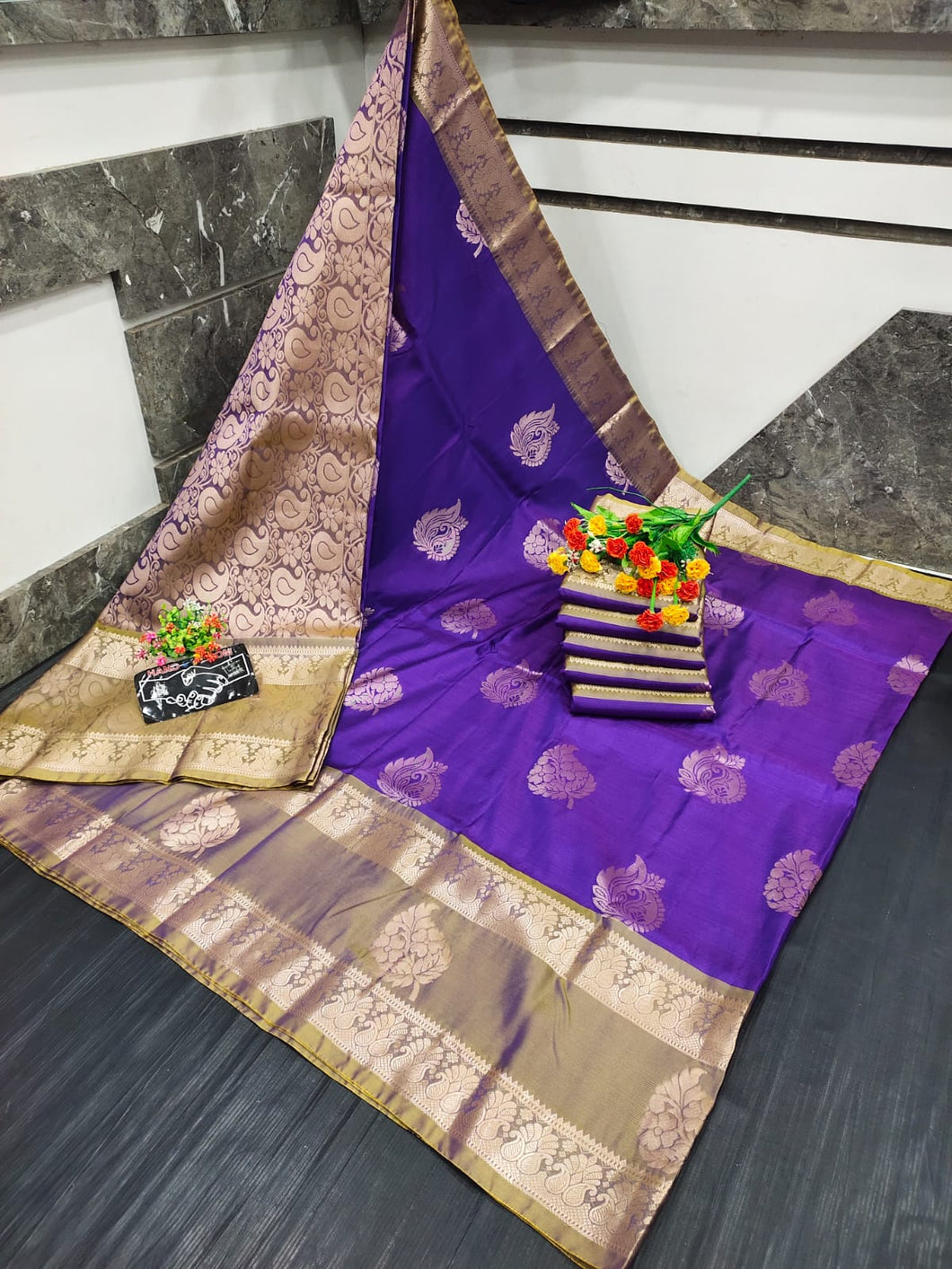 Kanchi Border Soft Silk Saree