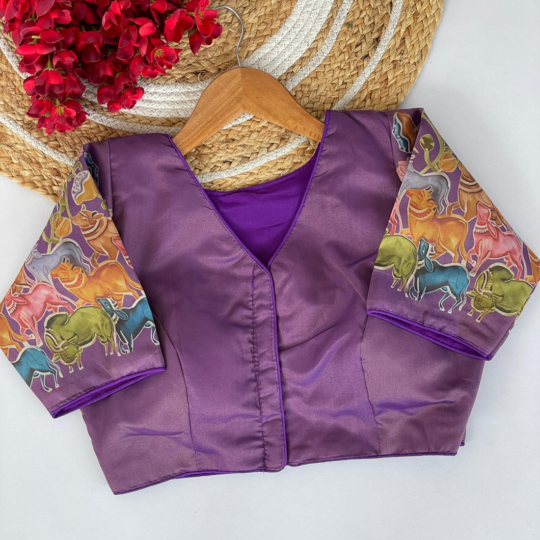 Silk Stitched Designer Blouse