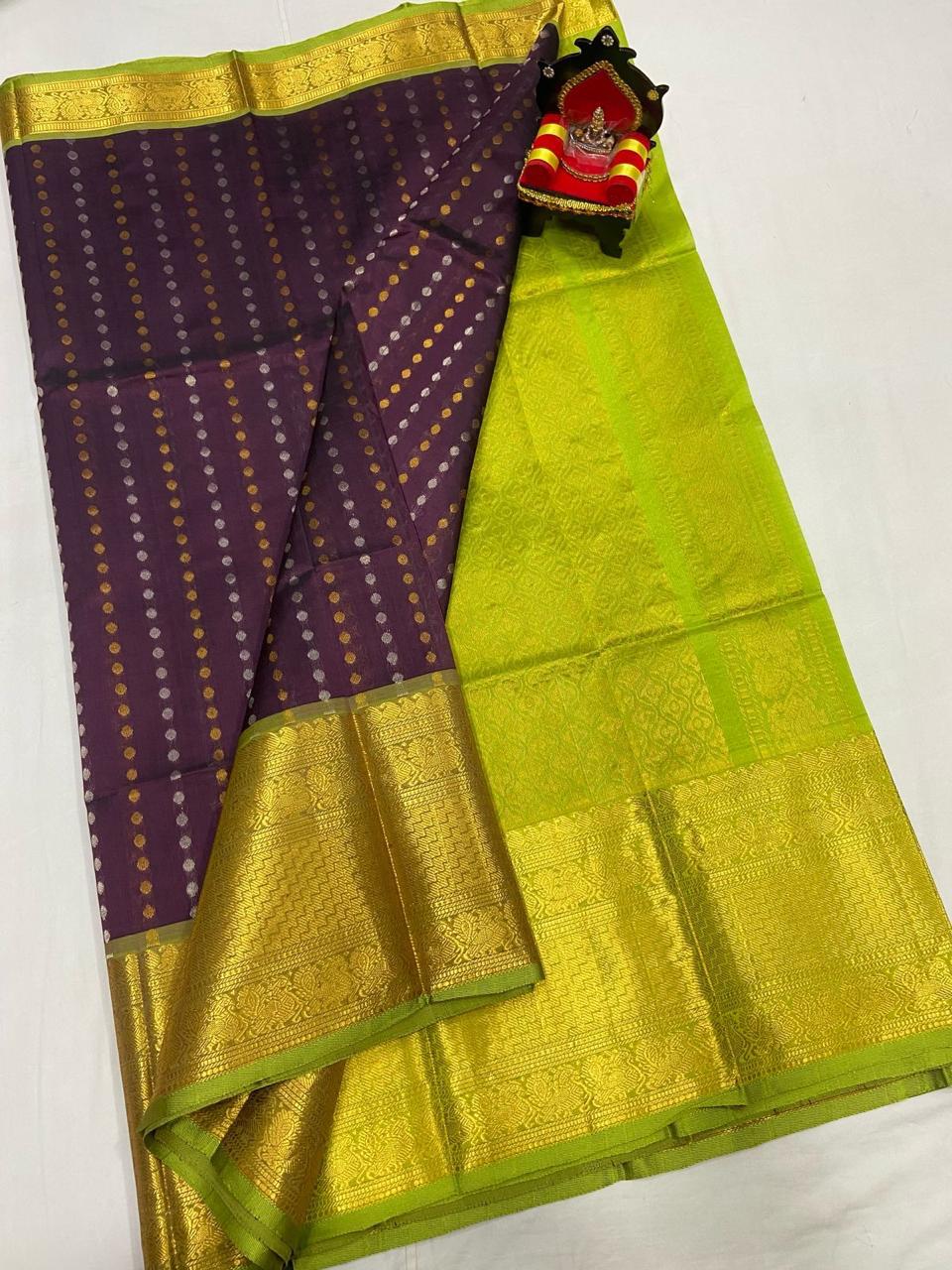 Light Weight Kuppadam Silk Saree