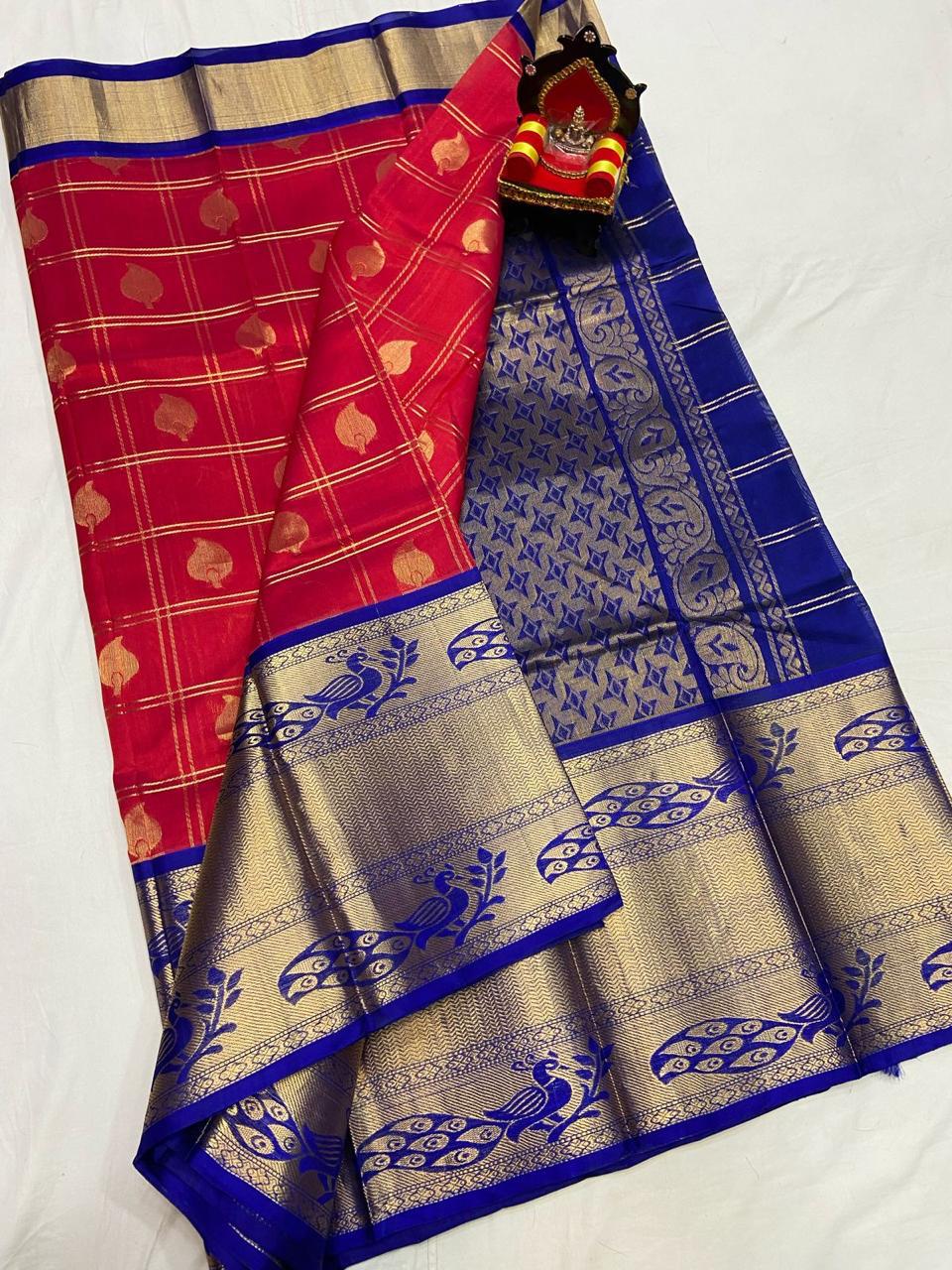 Light Weight Kuppadam Silk Saree