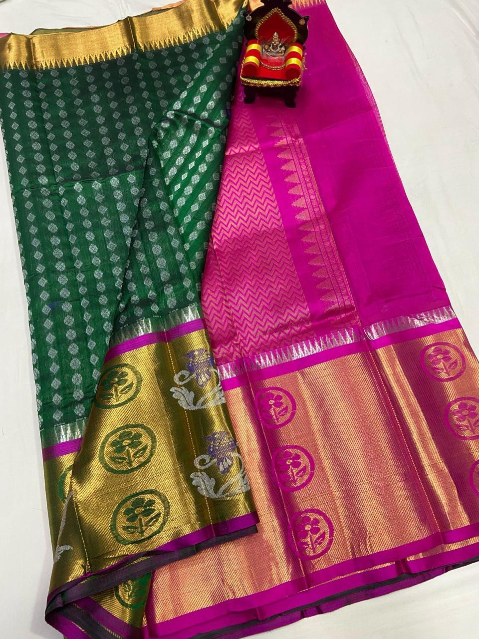 Light Weight Kuppadam Silk Saree