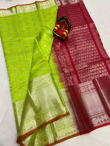 Light Weight Kuppadam Silk Saree