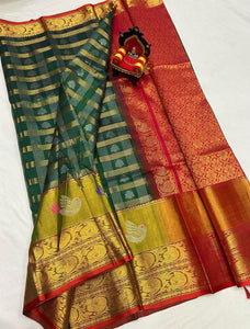 Light Weight Kuppadam Silk Saree