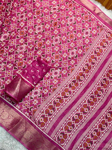 Mixed Silk Saree with Blouse