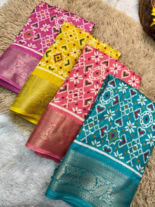 Mixed Silk Saree with Blouse