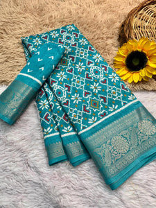 Mixed Silk Saree with Blouse