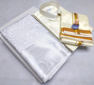 Silk Saree and Silk Dhoti Combo