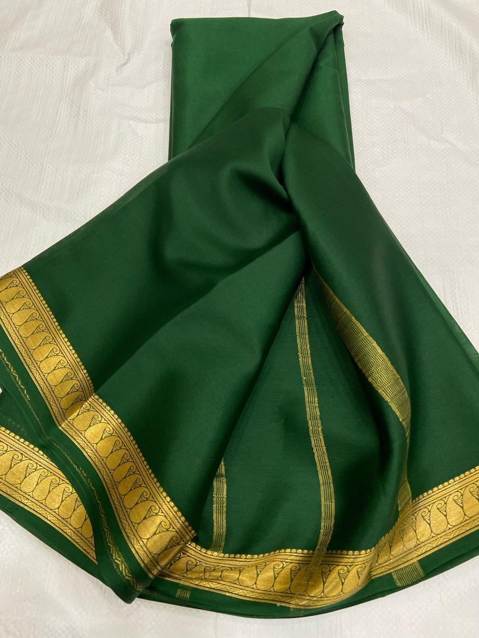 60 count Pure Mysore Silk Saree