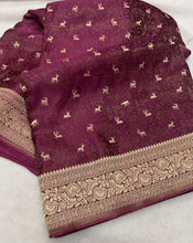 Load image into Gallery viewer, Satin Banarasi Saree

