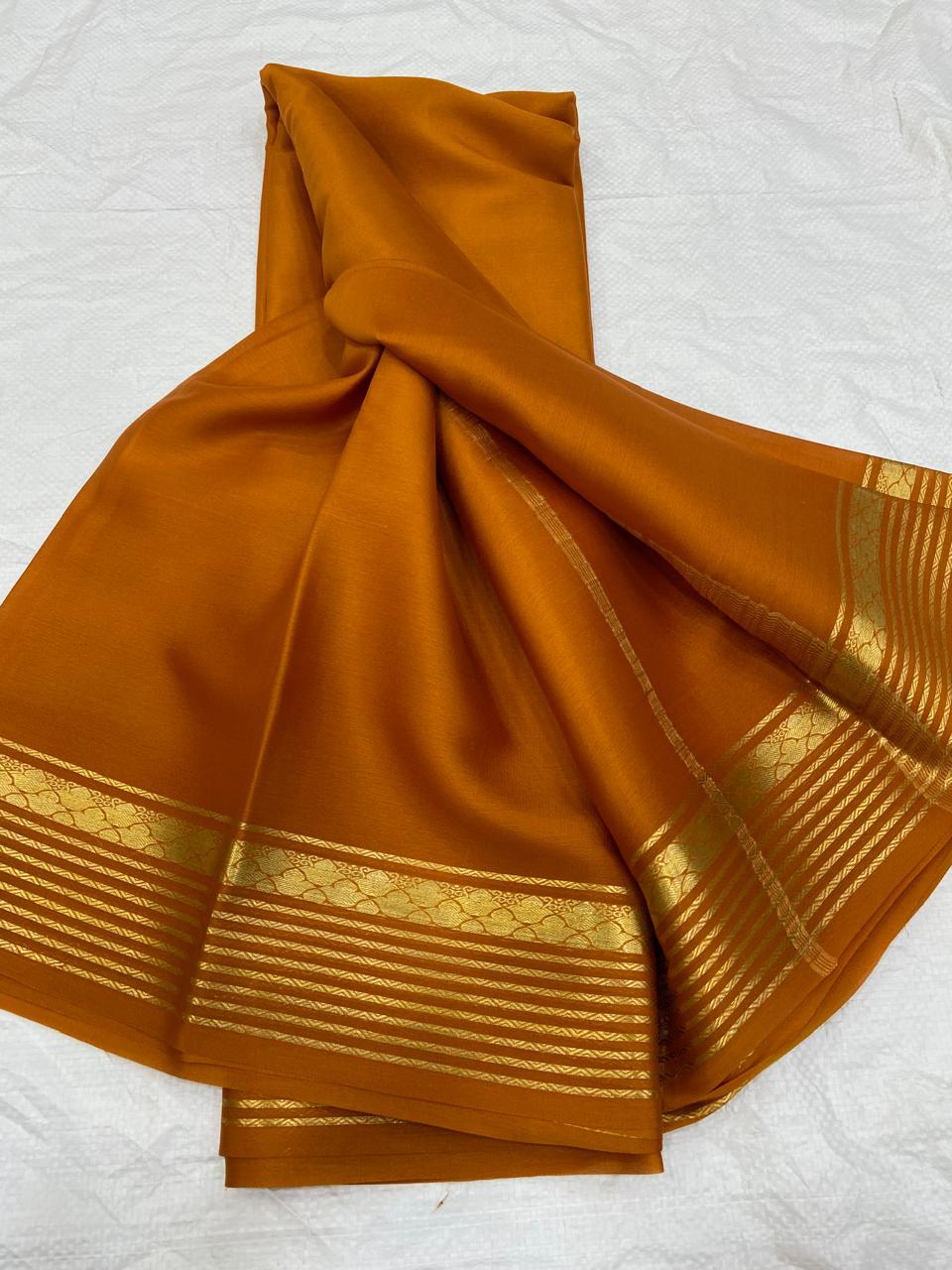 60 count Pure Mysore Silk Saree