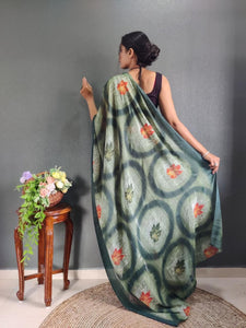 1 min Georgette Saree