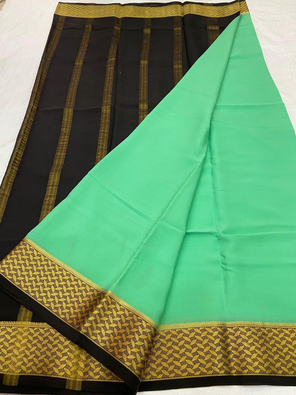 Pure Mysore silk saree
