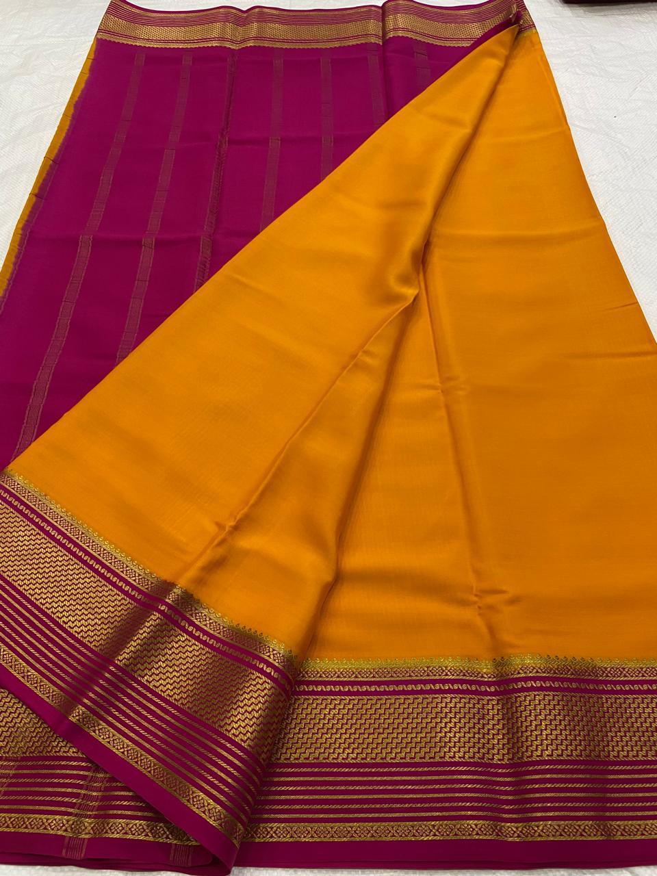 Pure Mysore silk saree