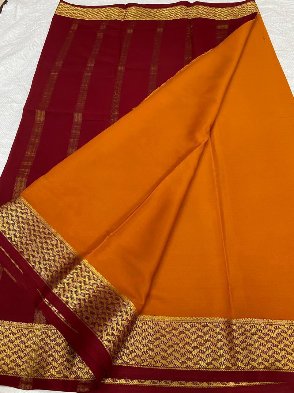 Pure Mysore silk saree