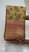 Load and play video in Gallery viewer, Printed Banarasi Silk Saree
