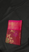 Load and play video in Gallery viewer, Banarasi Soft Silk Saree
