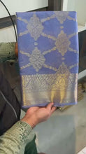 Load and play video in Gallery viewer, Banarasi Soft silk saree
