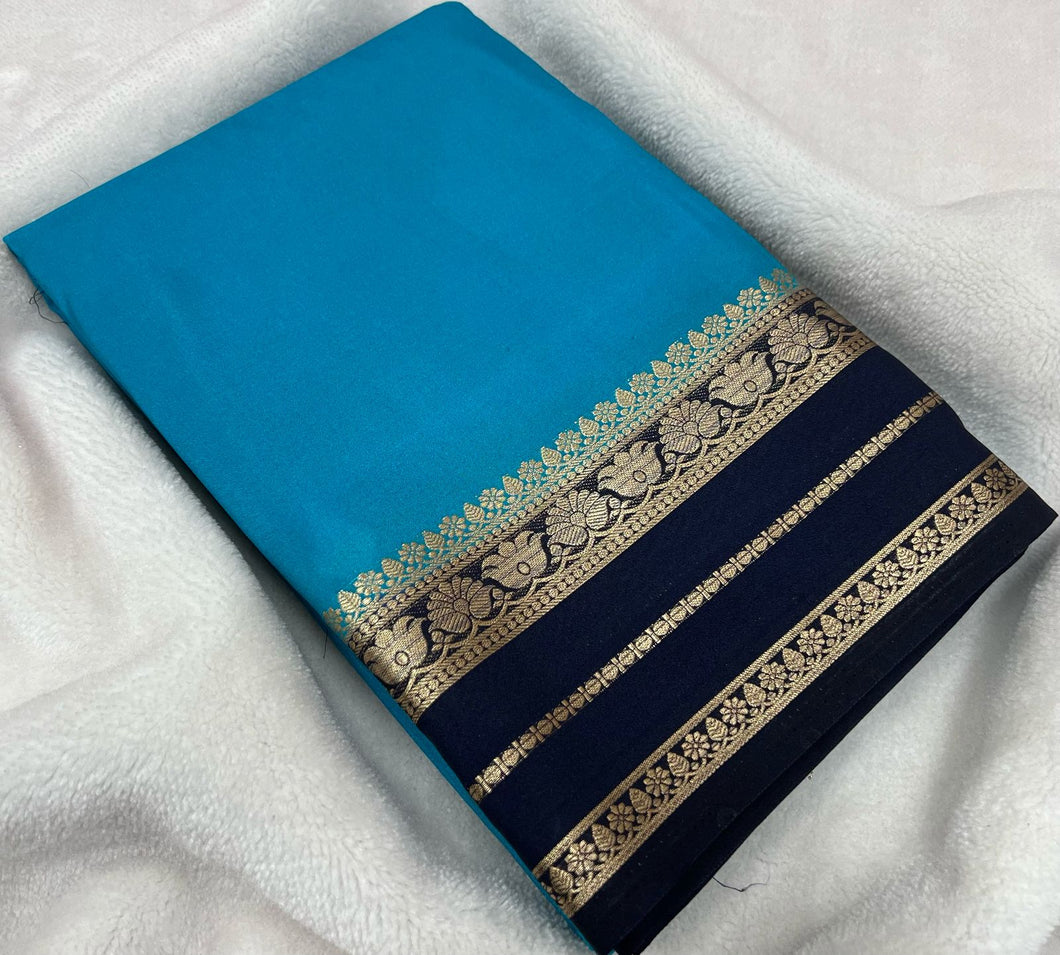 Mysore Crepe Saree