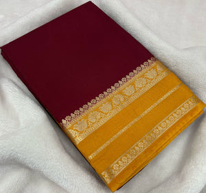 Mysore Crepe Saree