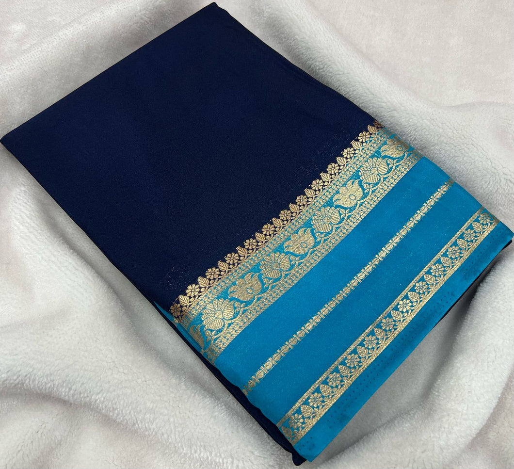 Mysore Crepe Saree