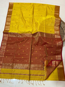 Handloom Tissue Cotton Saree