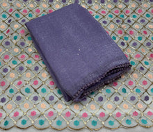 Load image into Gallery viewer, Lavender Soft Chiffon Saree with Stone Work
