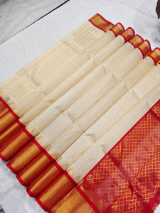 Temple border Kuppadam Pattu Saree