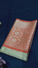 Load and play video in Gallery viewer, Banarasi Soft Tissue Saree
