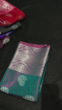 Load and play video in Gallery viewer, Banarasi Silk Cotton Saree
