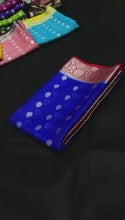 Load and play video in Gallery viewer, Banarasi silk saree
