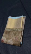 Load and play video in Gallery viewer, Banarasi Saree in Kalamkari Print
