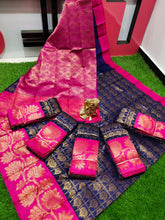 Load image into Gallery viewer, Chanderi Silk cotton saree
