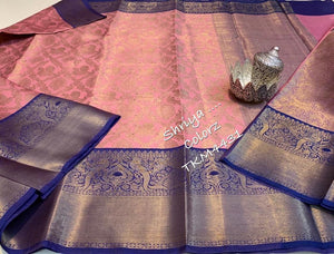 Blended Silk Saree with kanchi weaving