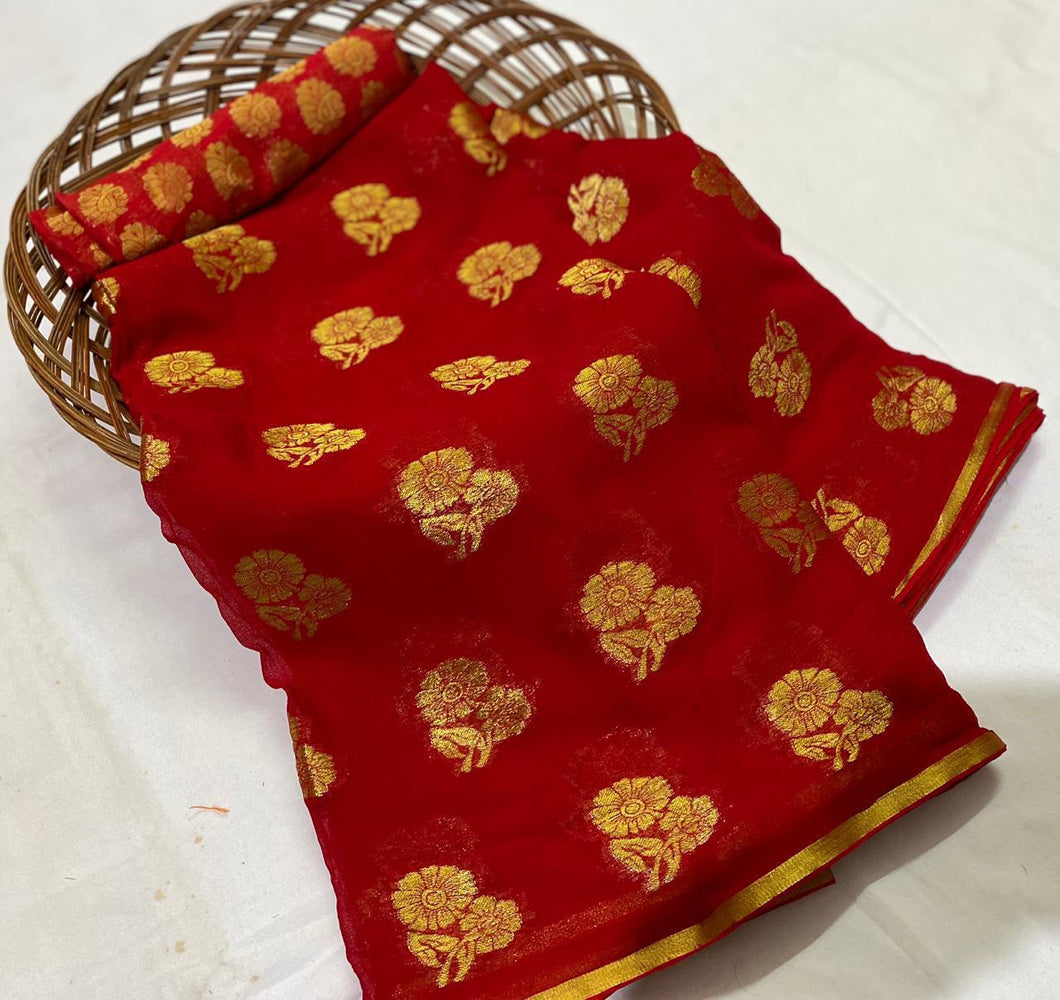 Soft Georgette Viscose Saree