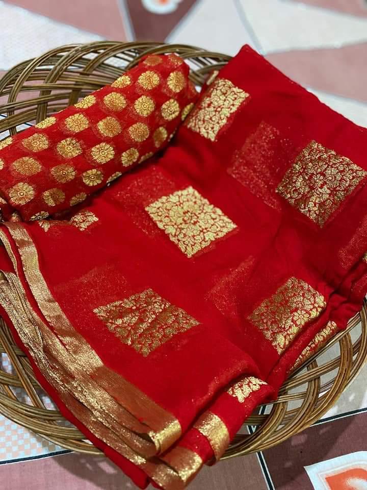 Soft Georgette Viscose Saree