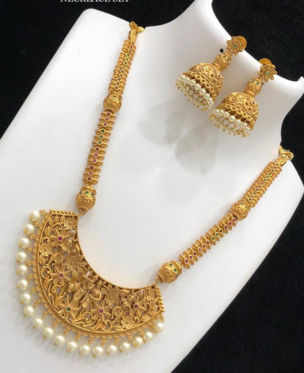Krishna pendant Necklace set