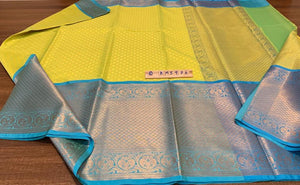 Tissue weave with Katan silk saree