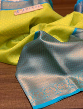Load image into Gallery viewer, Tissue weave with Katan silk saree
