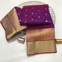 Load image into Gallery viewer, Katan Pure Silk Saree
