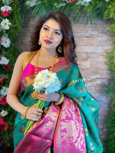 Load image into Gallery viewer, Kora silk saree

