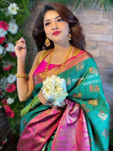Load image into Gallery viewer, Kora silk saree
