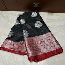 Load image into Gallery viewer, Banarasi Silk cotton Saree

