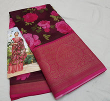 Load image into Gallery viewer, Soft Linen Cotton Saree
